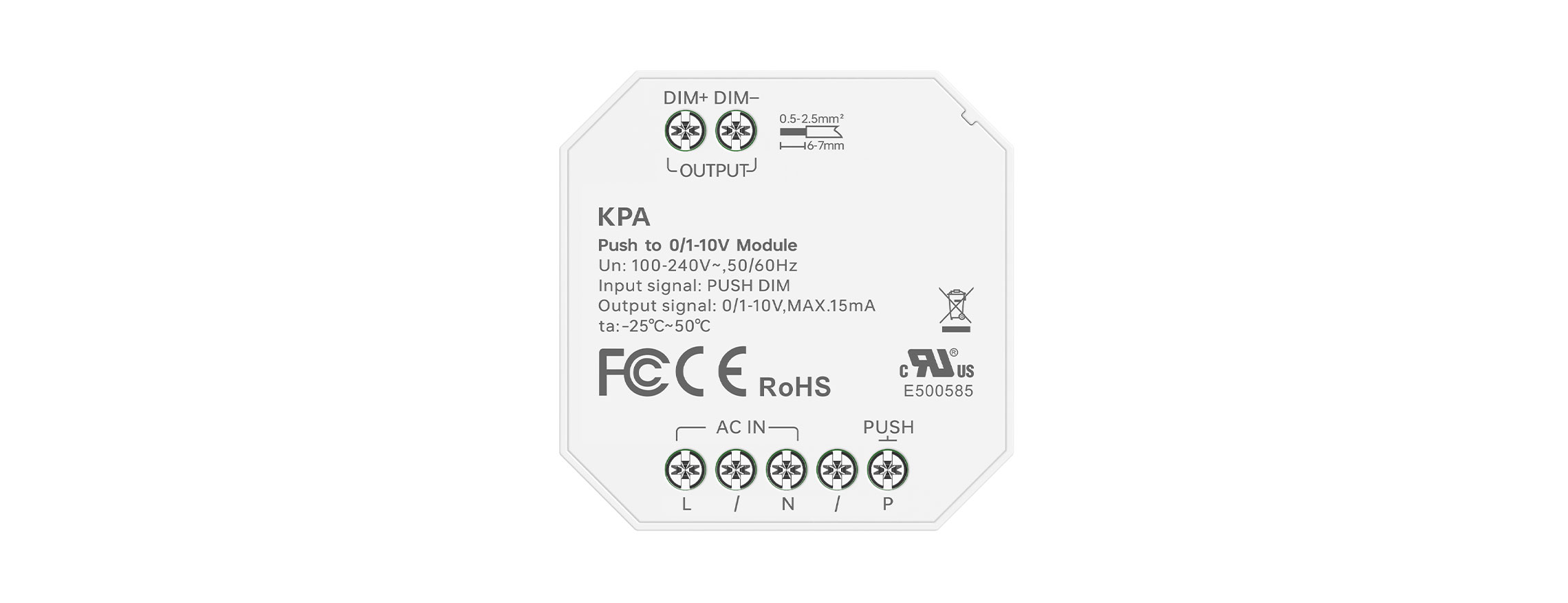 PUSH- 0-10V调光模块 KPA