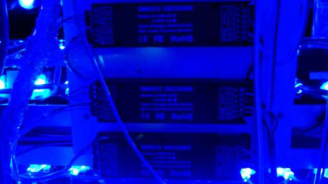 雷特LED控制器产品运用在品川水族馆工程中