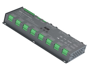 12-24VDC 24路x4A 恒压DMX512解码器 D24