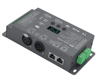 12-48VDC 4路x8A 恒压DMX512解码器 D4