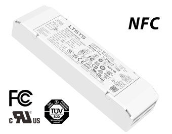 40W 300-1050mA NFC可编程0/1-10V调光电源 SE-40-300-1050-W1A