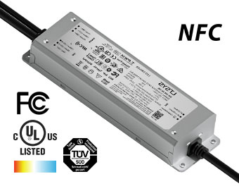 96W 24V 美规NFC可编程恒压可控硅/0-10V防水色温电源 SW-100-24-U2L